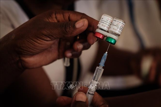 Một điểm tiêm vaccine ngừa bệnh sốt rét tại Gisambai, Kenya. Ảnh minh họa: AFP/TTXVN