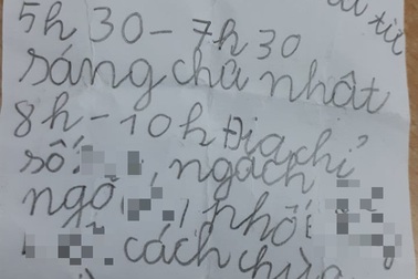 Mẩu giấy… “mời gọi” học thêm