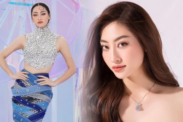 Hoa hậu Lương Thùy Linh gợi cảm, "đá váy" điêu luyện trong show thời trang