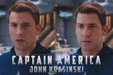 Deepfake hoán đổi gương mặt Captain America trong phim Avengers