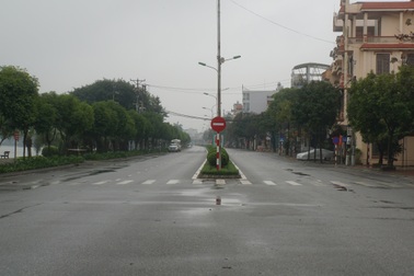 Đường phố Hải Dương "vắng lặng như tờ" trong những ngày cuối cách ly