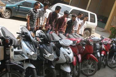 Triệt phá băng trộm xe máy “siêu nhanh”