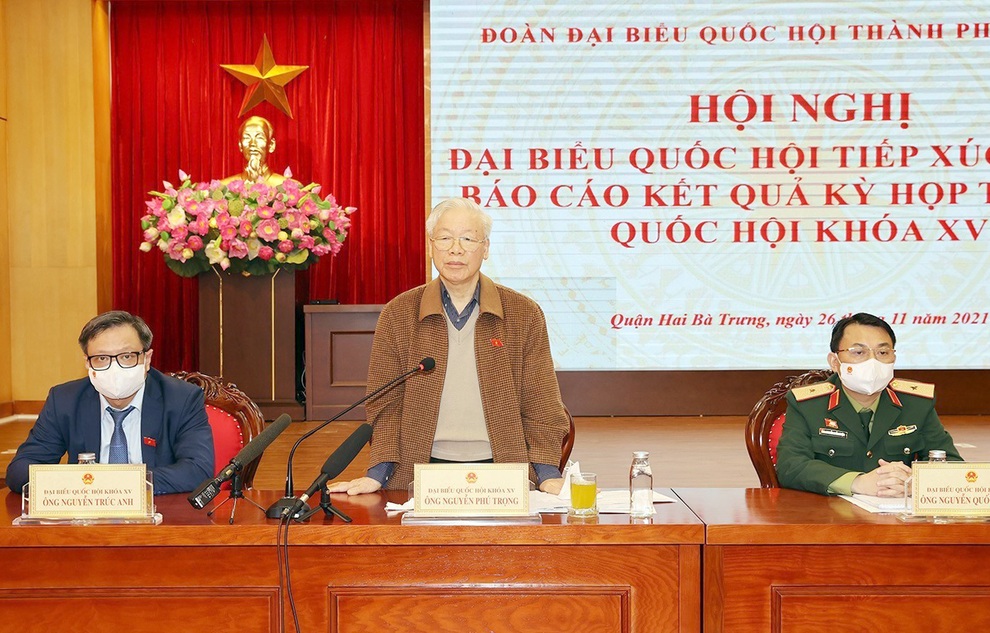 Tổng Bí thư chia sẻ với cử tri về việc xử lý cán bộ y tế khi đang dịch bệnh - 1 Tổng Bí thư chia sẻ với cử tri về việc xử lý cán bộ y tế khi đang dịch bệnh - 1