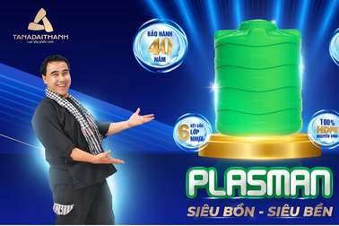 Bồn nhựa trữ nước "made in Việt Nam" cho vùng hạn mặn