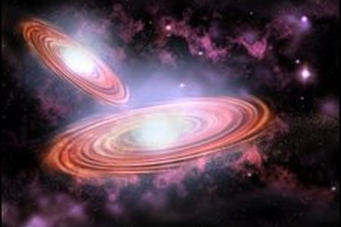 Phát hiện 2 hố đen “khiêu vũ” trong thiên hà