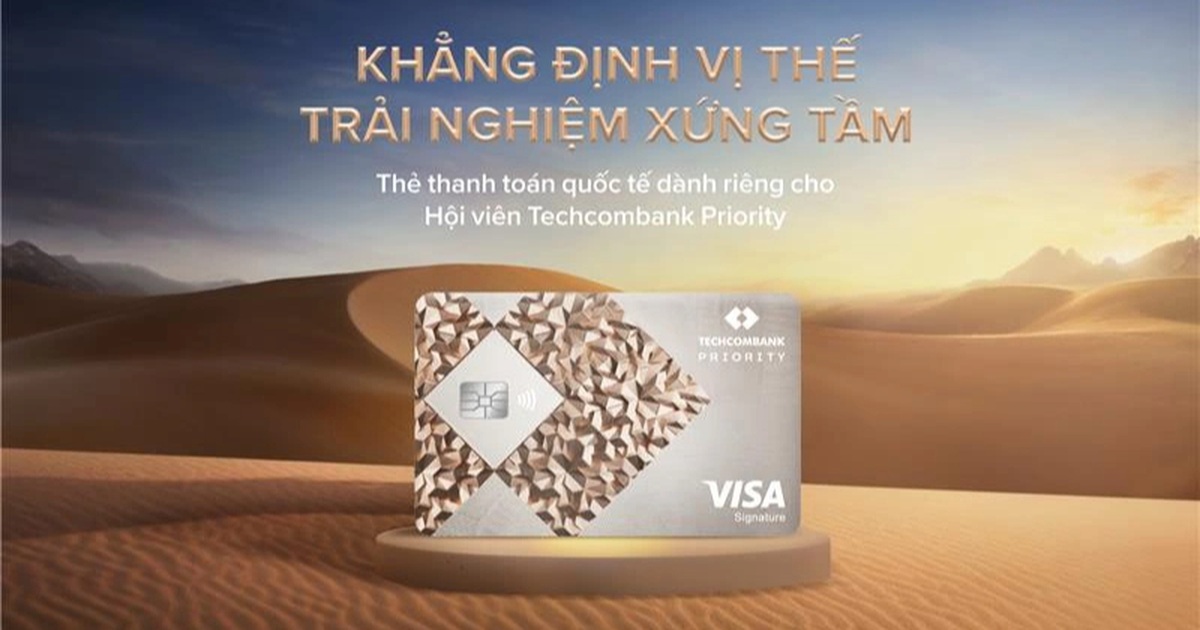 Tận hưởng phong cách sống đẳng cấp với thẻ thanh toán Techcombank Priority