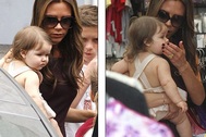 Victoria Beckham đưa các con đi mua sắm