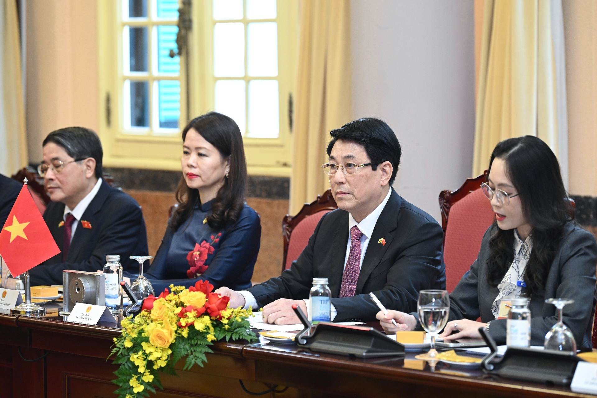 Chủ tịch nước Lương Cường chủ trì lễ đón Quốc vương Brunei thăm Việt Nam - 9