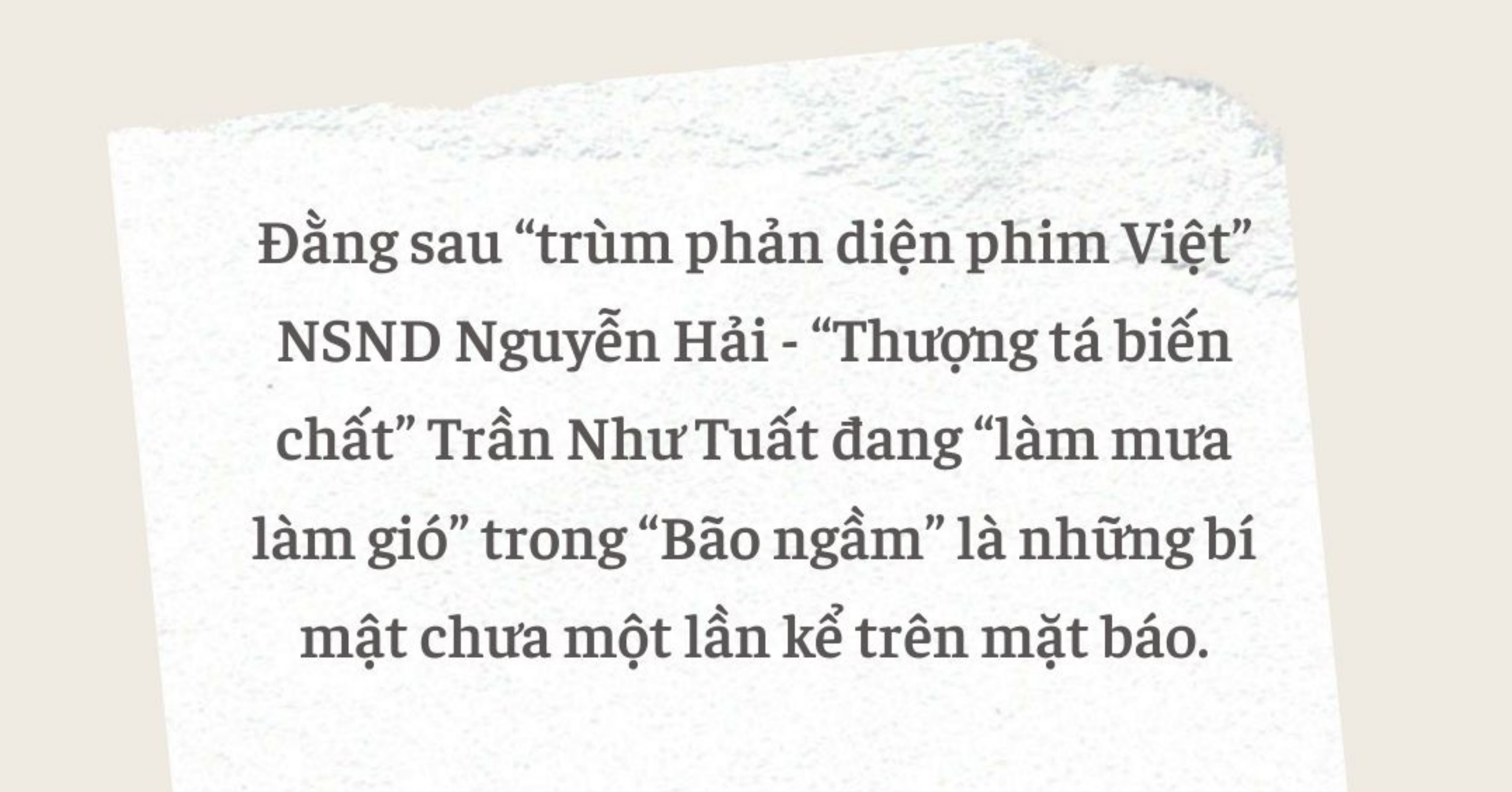 Trùm phản diện phim Việt: Hơn 20 lần vào trại giam và phút đối diện tử tù - 1 Trùm phản diện phim Việt: Hơn 20 lần vào trại giam và phút đối diện tử tù - 1