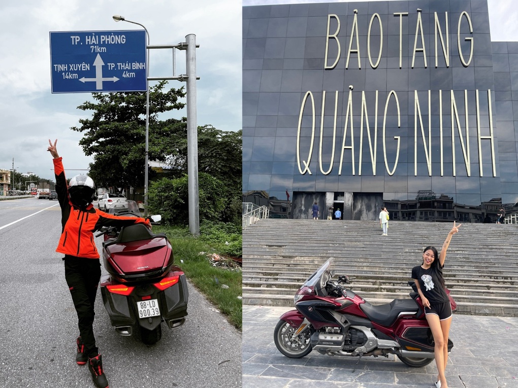 Nữ biker 9x xinh đẹp xuyên Việt trên chiếc motor 1800cc - 3 Nữ biker 9x xinh đẹp xuyên Việt trên chiếc motor 1800cc - 3