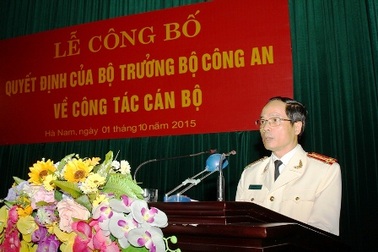 Hà Nam có Giám đốc Công an tỉnh mới