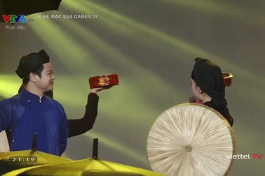 "Mời nước mời trầu", "Người ở đừng về" trên sân khấu bế mạc SEA Games 31