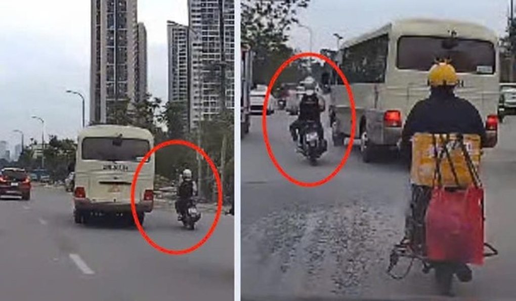 Chèn ép xe trên đại lộ Thăng Long, tài xế ô tô khách bị phạt gần 6 triệu - 2 Chèn ép xe trên đại lộ Thăng Long, tài xế ô tô khách bị phạt gần 6 triệu - 2