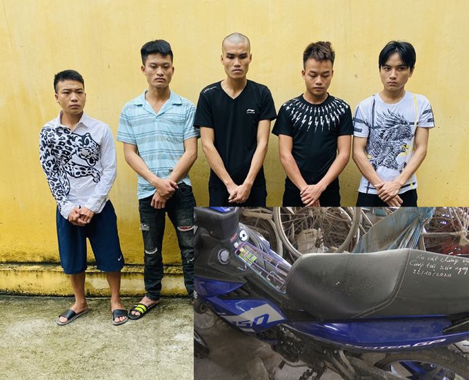 Thanh Hóa: Rủ nhau đi cướp xe, 5 đối tượng bị bắt - Ảnh 1. Thanh Hóa: Rủ nhau đi cướp xe, 5 đối tượng bị bắt - Ảnh 1.