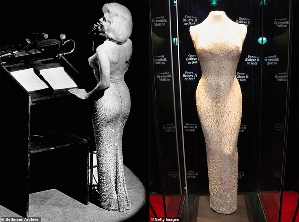 Kim Kardashian mặc váy triệu đô của huyền thoại Marilyn Monroe - 2 Kim Kardashian mặc váy triệu đô của huyền thoại Marilyn Monroe - 2