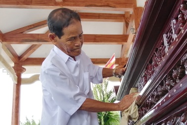 Thương binh nửa thế kỷ trông coi Đền thờ Bác Hồ ở Bạc Liêu