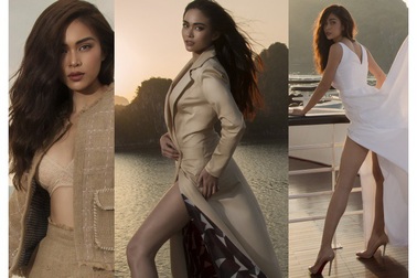 Mâu Thuỷ khoe dáng bốc lửa với nội y giữa Vịnh Hạ Long