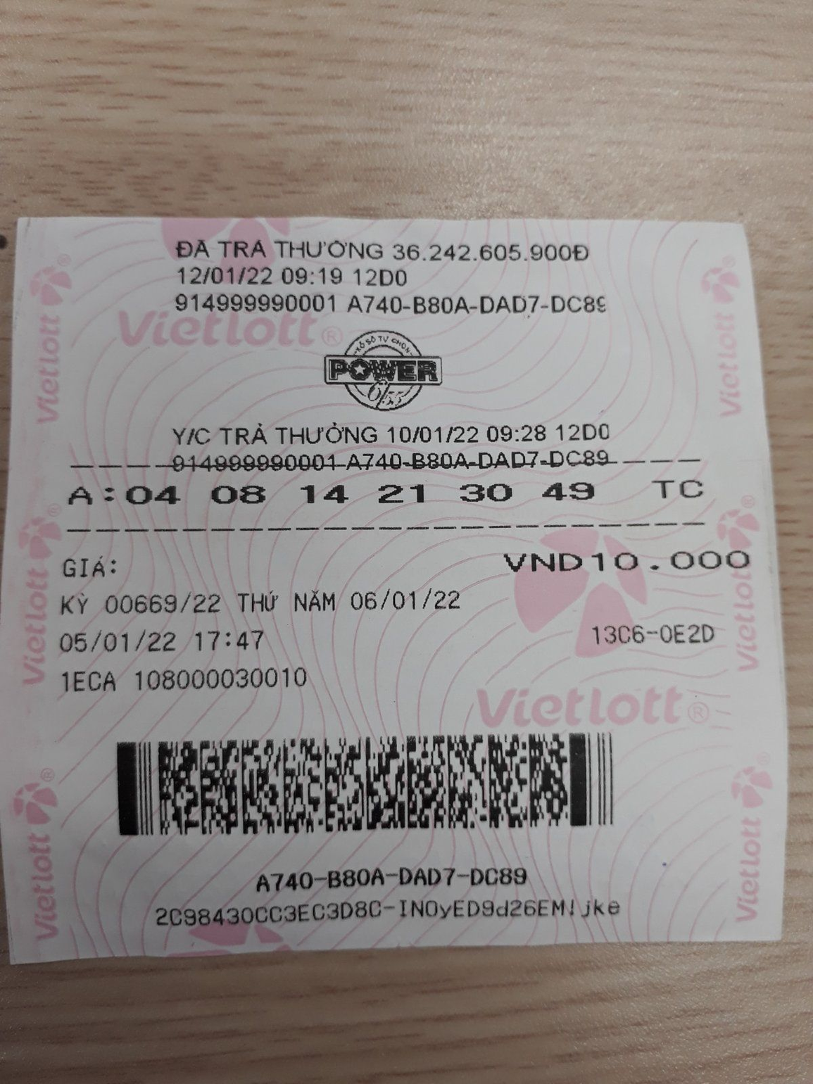 Người chơi Đồng Tháp nhận Jackpot 40 tỷ đồng - 1