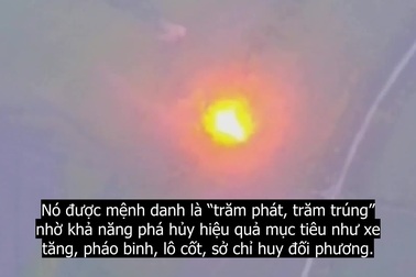 Khoảnh khắc đạn pháo "trăm phát, trăm trúng" Nga phá hủy xe tăng Ukraine