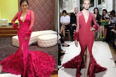 Lý Nhã Kỳ khoe sắc trong váy hàng hiệu đắt tiền