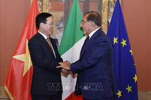 Chủ tịch nước Võ Văn Thưởng gặp Chủ tịch Thượng viện Italy Ignazio La Russa