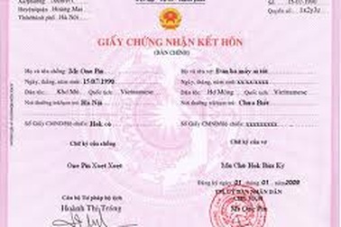 Thủ tục đăng ký kết hôn ở Việt Nam