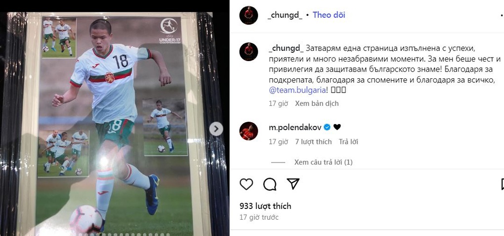 Refusing Bulgaria to choose Vietnam, overseas Vietnamese star speaks the truth - 1 Từ chối Bulgaria, chọn tuyển Việt Nam, sao Việt kiều nói lời thật lòng - 1