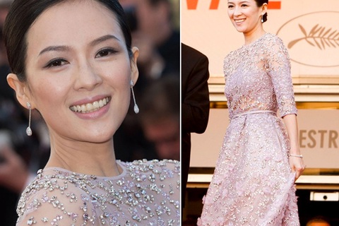 Chương Tử Di thu hút trên thảm đỏ LHP Cannes