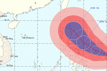 Biển Đông có bão lớn, lốc xoáy đe dọa vùng biển Việt Nam 