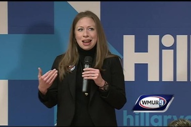 Chelsea Clinton vác bụng bầu vận động tranh cử cho mẹ