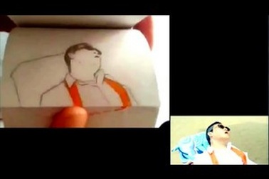 Thán phục clip ca khúc “Gangnam Style” được tái hiện bằng tranh vẽ tay