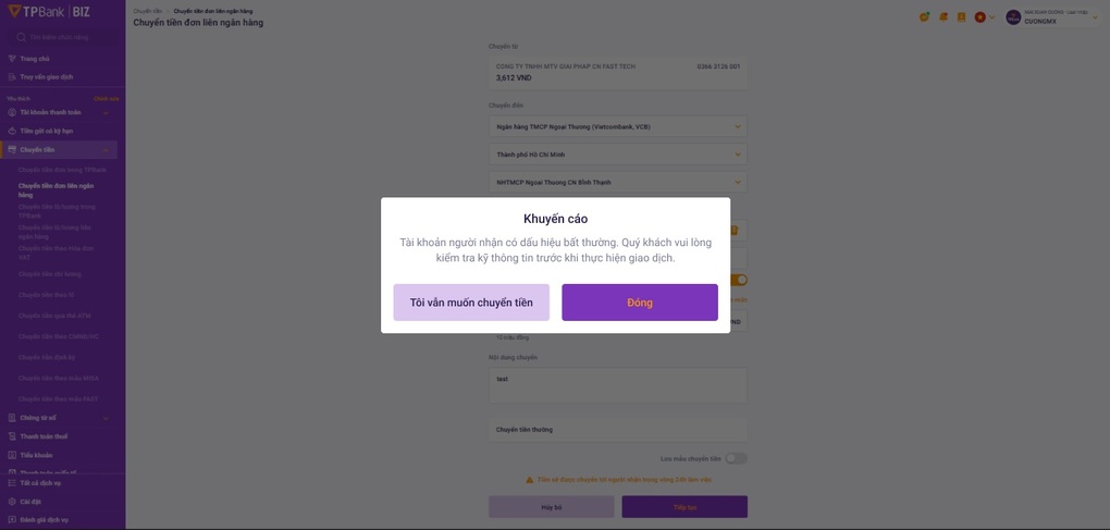 TPBank triển khai hệ thống cảnh báo rủi ro lừa đảo trên các kênh giao dịch - 2