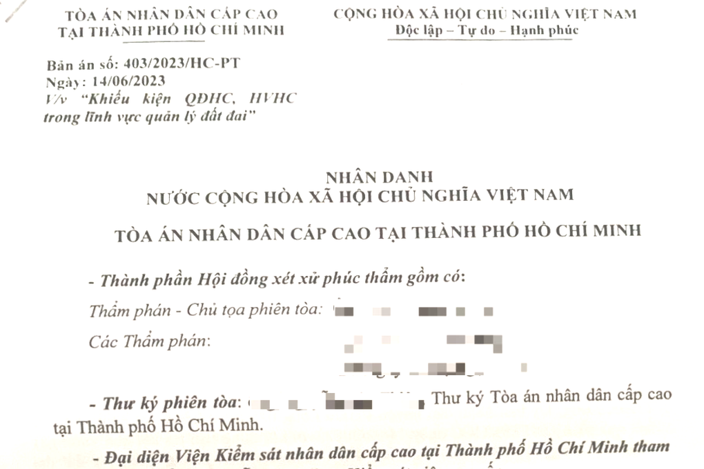 UBND huyện ở Bạc Liêu thua kiện người dân: Tòa buộc huyện thi hành bản án - 1 UBND huyện ở Bạc Liêu thua kiện người dân: Tòa buộc huyện thi hành bản án - 1