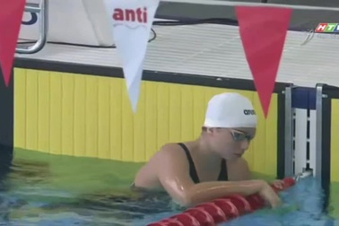 Ánh Viên vượt qua vòng loại 50m bơi ngửa nữ