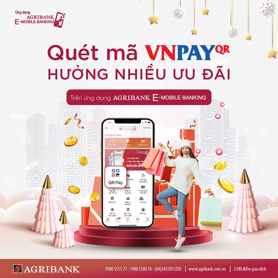 Quét Vnpay QR nhận mưa ưu đãi cùng Agribank e-Mobile Banking - 1 Quét Vnpay QR nhận mưa ưu đãi cùng Agribank e-Mobile Banking - 1
