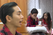 Phan Hiển quát mắng, "căng như dây đàn" khiến con trai bật khóc