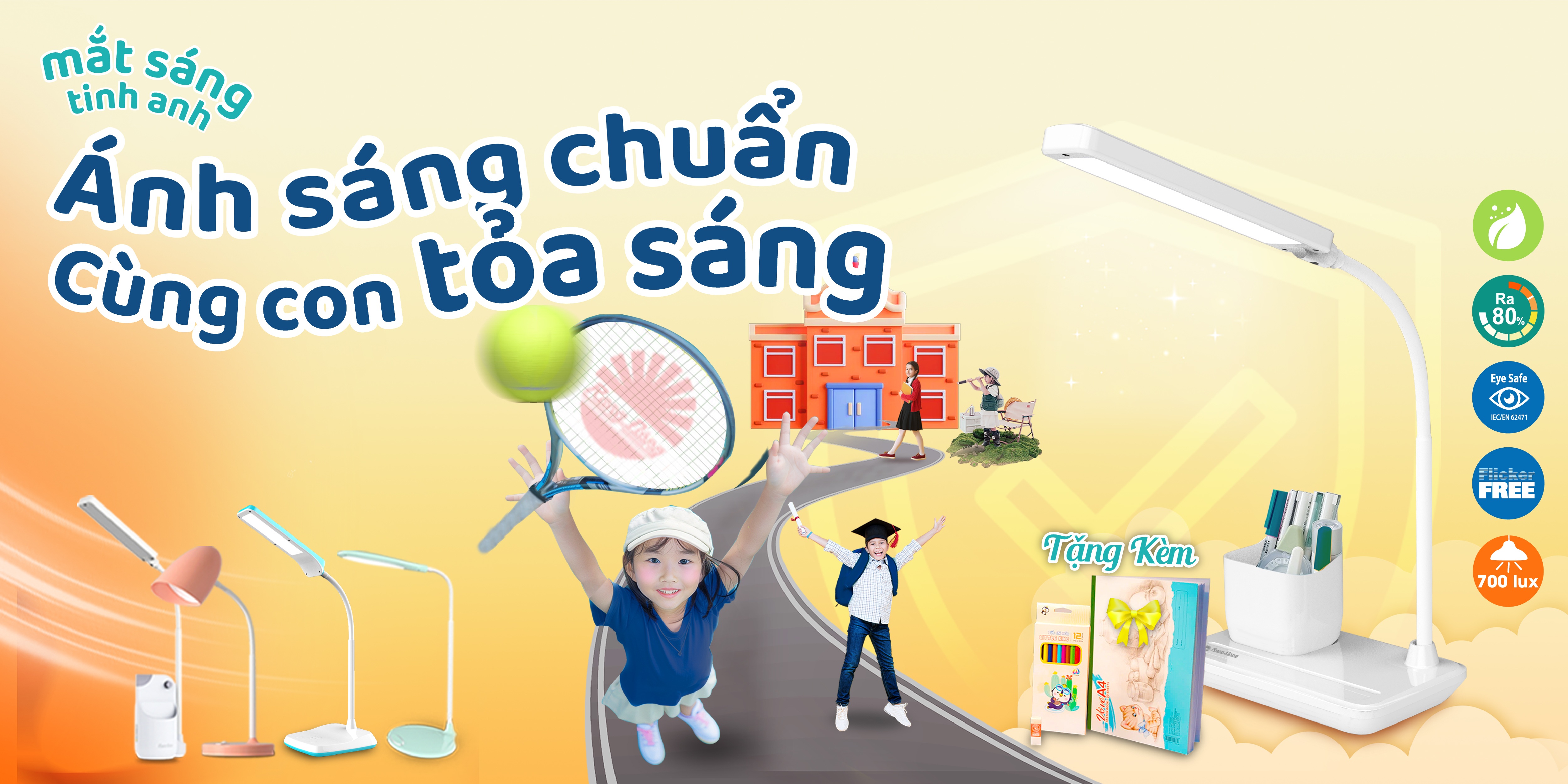 Ánh sáng phù hợp từ đèn bàn bảo vệ sức khỏe thị giác cho học sinh  第4张