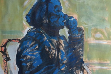 Ấn tượng triển lãm tranh “Bột màu” của họa sĩ Lương Văn Tiến