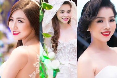 Á hậu Tú Anh, Hồ Ngọc Hà, Lệ Quyên rạng rỡ làm cô dâu