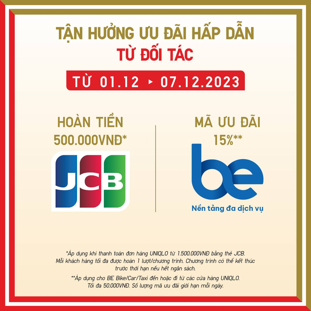 3 ngày trước Tuần lễ cảm ơn, UNIQLO bật mí loạt ưu đãi hấp dẫn - 4 3 ngày trước Tuần lễ cảm ơn, UNIQLO bật mí loạt ưu đãi hấp dẫn - 4