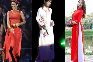 Khi sao quốc tế thể hiện tình yêu với tà áo dài Việt