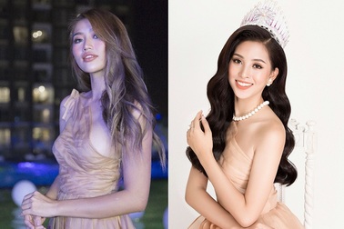 Người mẫu Quỳnh Châu gợi cảm hơn khi “đụng hàng” hoa hậu Tiểu Vy