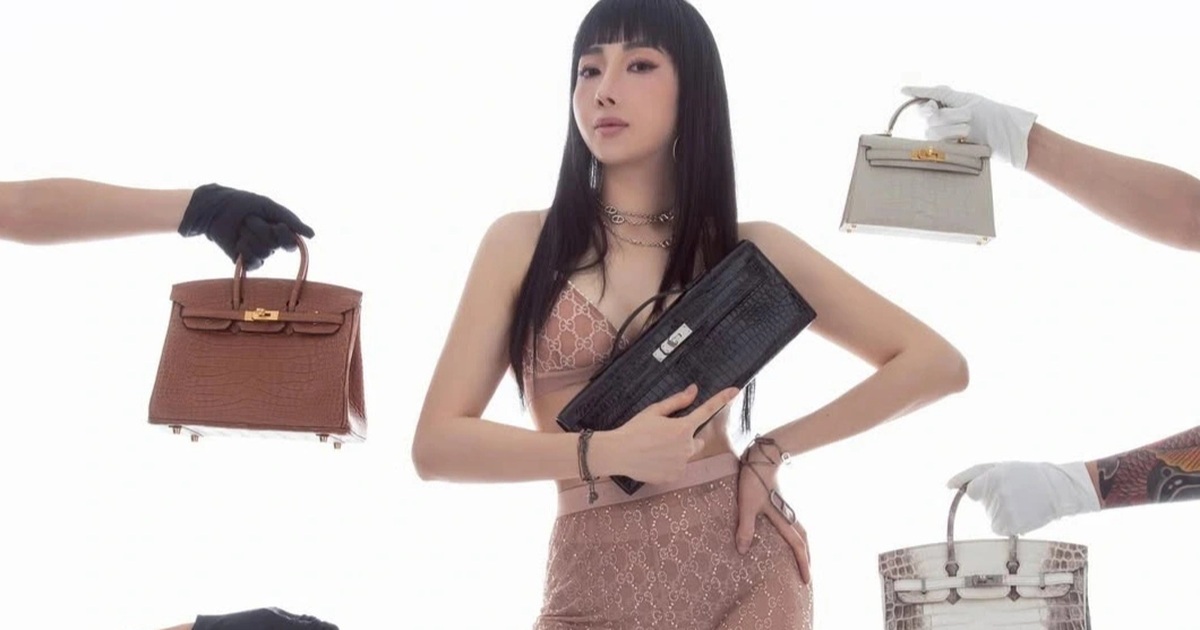 Bộ sưu tập túi Hermès của "Cún Bông" nổi danh trong giới chơi hàng hiệu