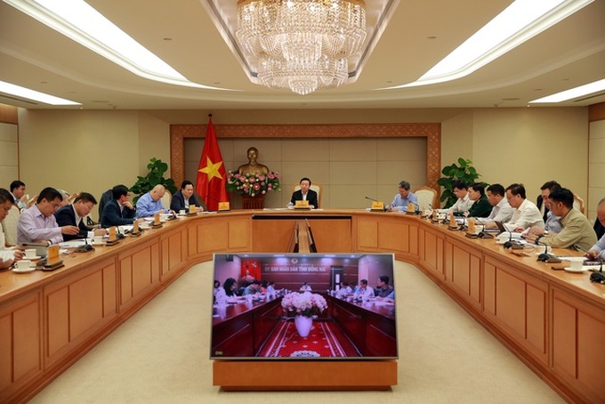 Phó Thủ tướng Chính phủ Trần Hồng Hà tại cuộc họp triển khai thực hiện Dự án Cảng hàng không quốc tế Long Thành