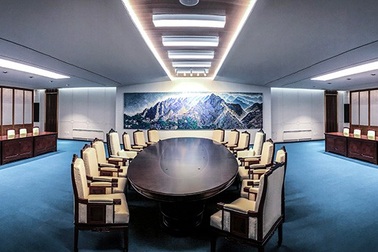 Hình ảnh đầu tiên bên trong phòng họp thượng đỉnh liên Triều