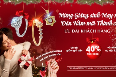 Trang sức Bảo Tín Minh Châu Mừng Giáng sinh may mắn, đón năm mới thành công