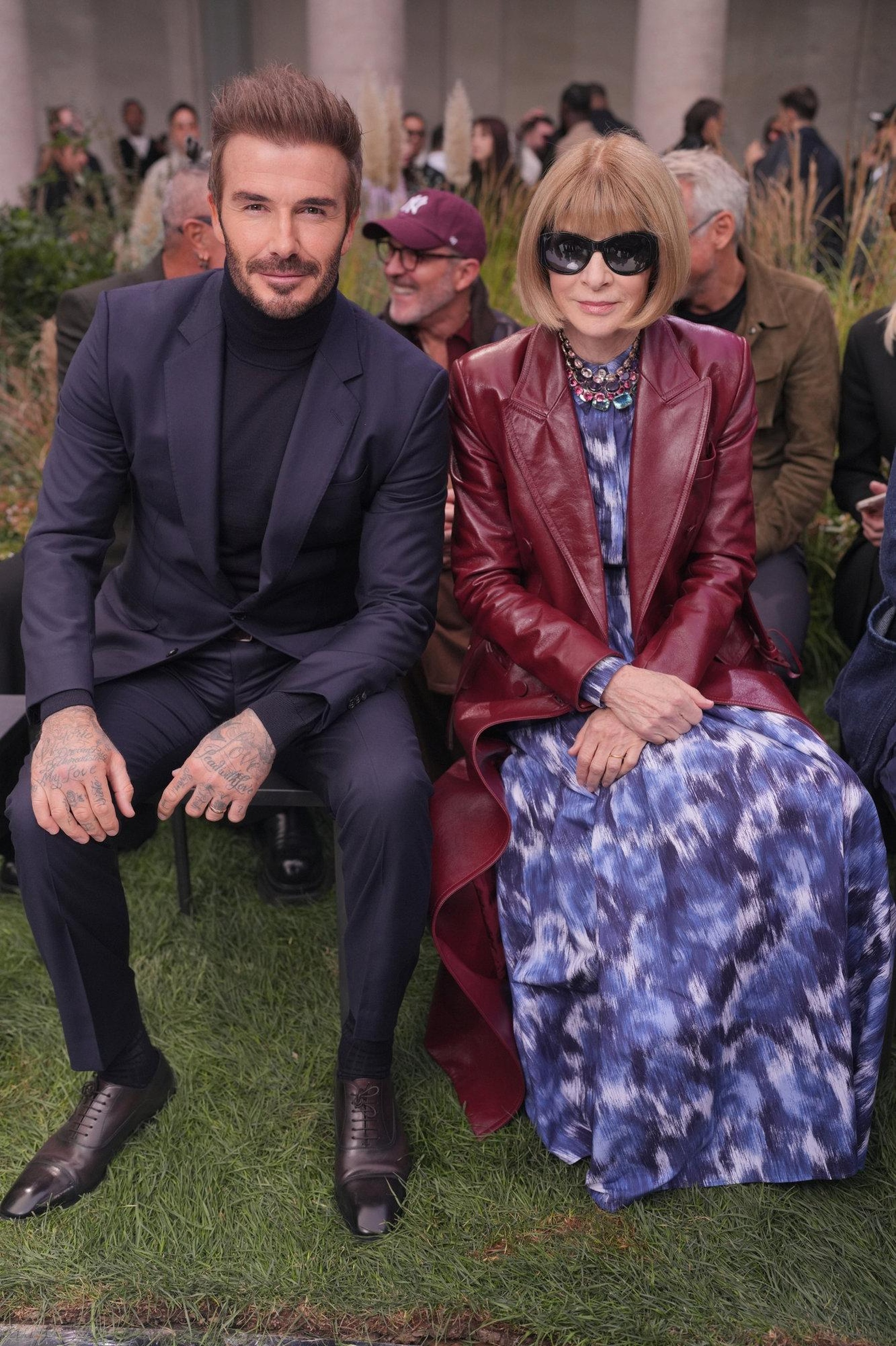 David Beckham bảnh bao ngồi hàng ghế đầu show thời trang - 3 David Beckham bảnh bao ngồi hàng ghế đầu show thời trang - 3