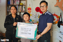 "Nhờ độc giả Dân trí, con trai tôi có thêm cơ hội cứu chữa đôi mắt"