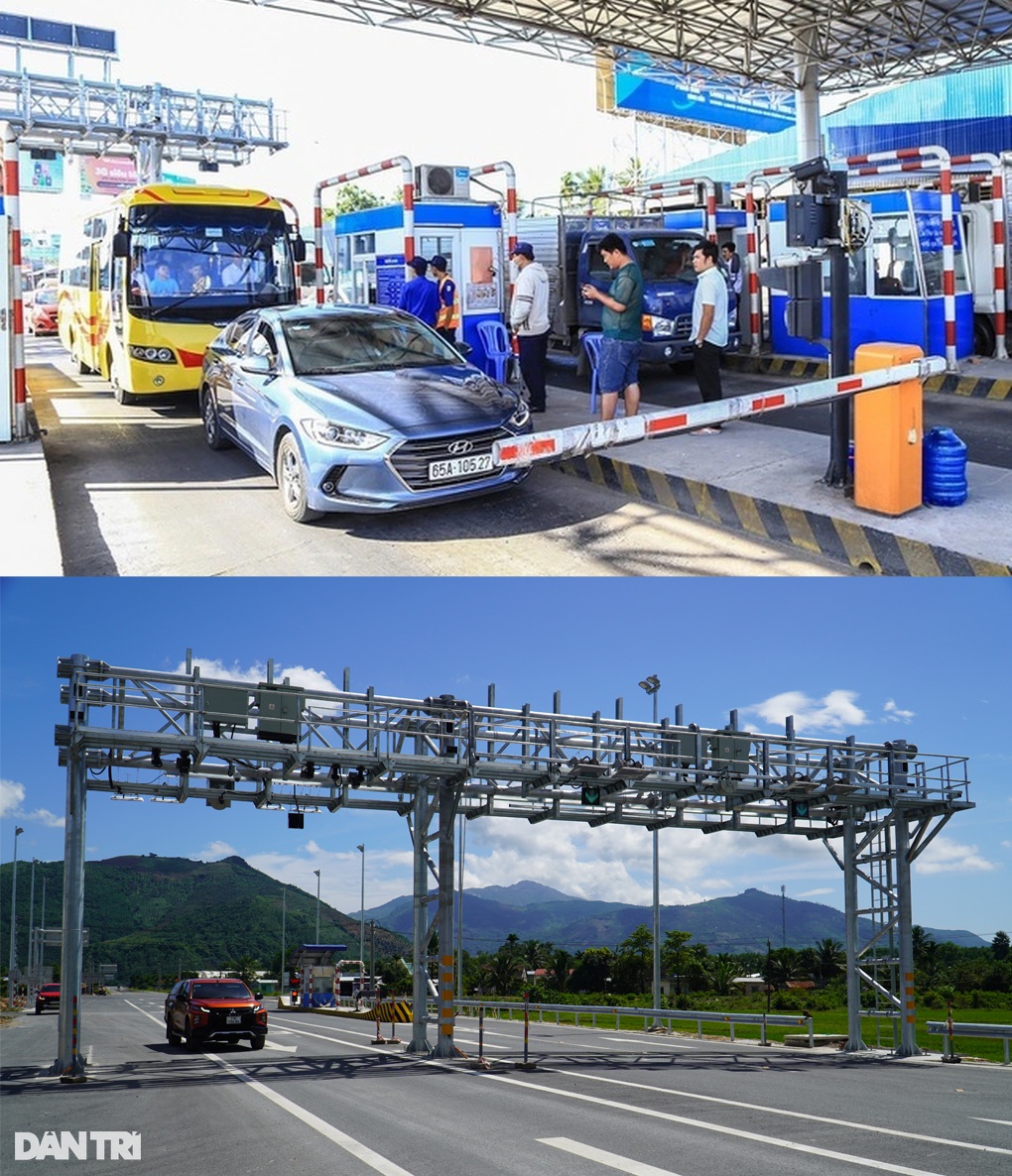 Hình hài trạm BOT lược bỏ barie trên cao tốc Nha Trang - Cam Lâm - 5 Hình hài trạm BOT lược bỏ barie trên cao tốc Nha Trang - Cam Lâm - 5