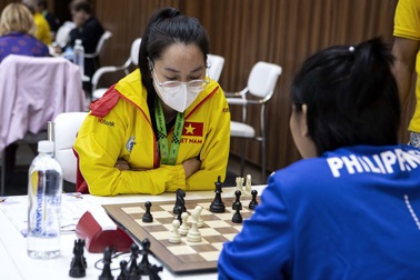 Cờ vua nữ Việt Nam kết thúc Olympiad với vị trí thứ 53
